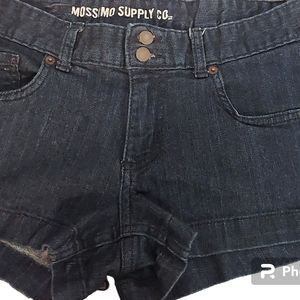 Jr. Mossimo Supply Co. Blue Jean Stretch Short Shorts Sz. 13 Jr.